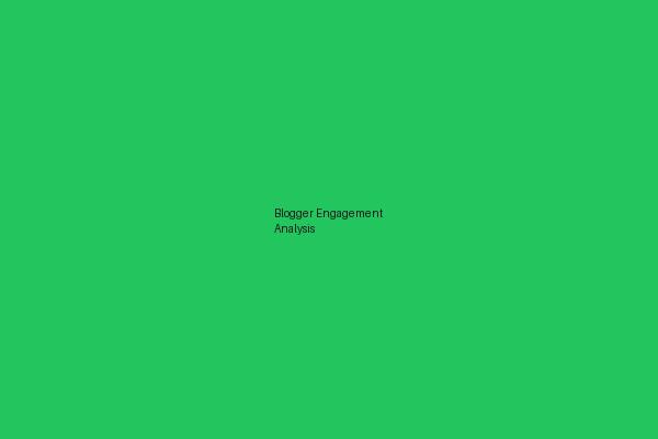 Blogger Engagement Analysis